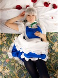 cosplay美女套图 c77 Sakuya Izayoi　白丝假发扮相(1)(47)